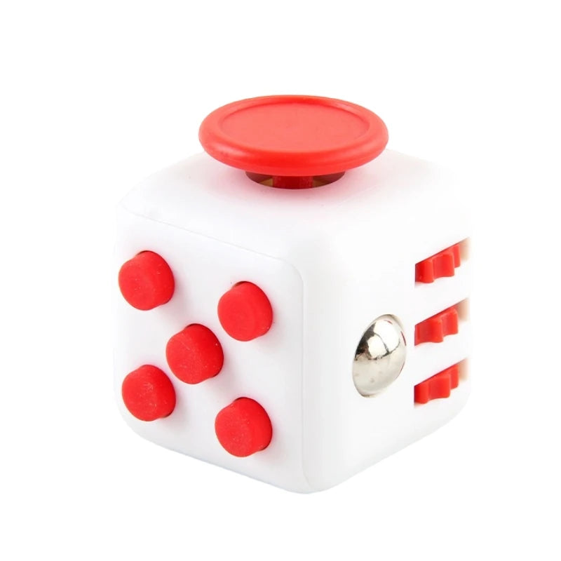 Decompression Toy Hand Pinching Venting anti Irritability Anxiety 6Sided Playable Decompression Finger Tip Dice Magic Cube