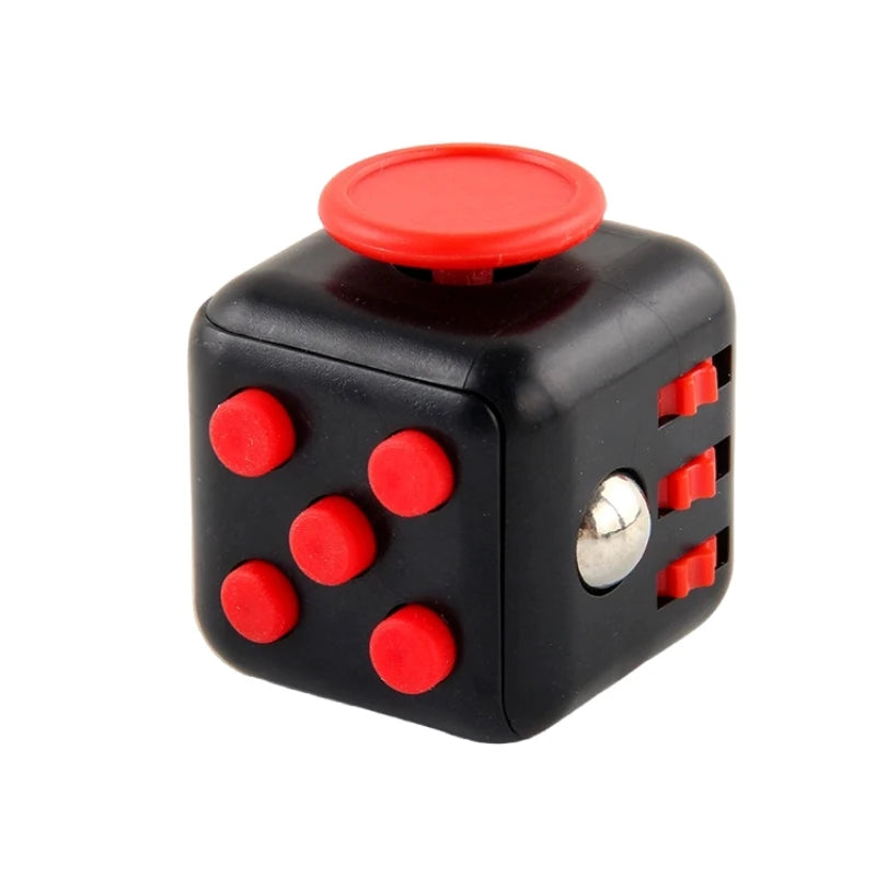Decompression Toy Hand Pinching Venting anti Irritability Anxiety 6Sided Playable Decompression Finger Tip Dice Magic Cube