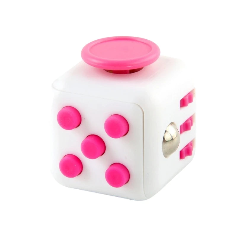 Decompression Toy Hand Pinching Venting anti Irritability Anxiety 6Sided Playable Decompression Finger Tip Dice Magic Cube