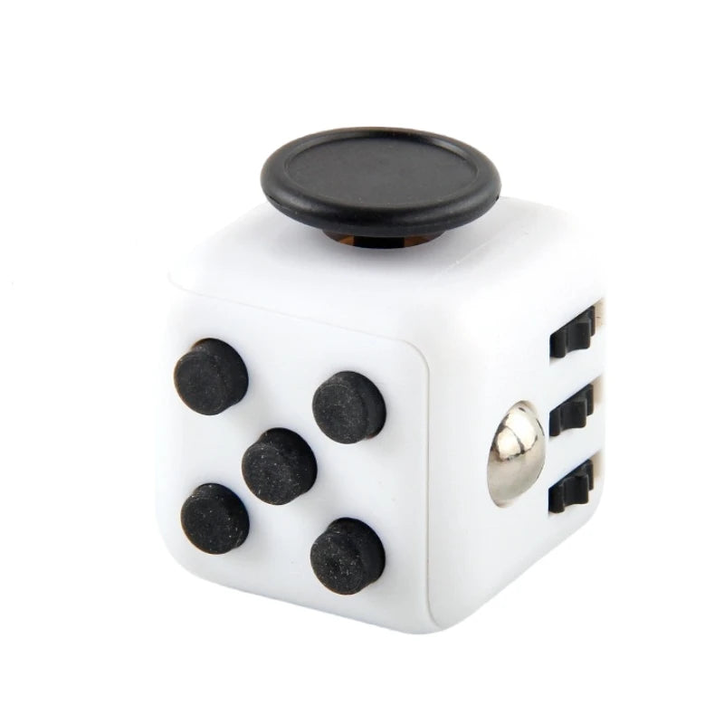 Decompression Toy Hand Pinching Venting anti Irritability Anxiety 6Sided Playable Decompression Finger Tip Dice Magic Cube
